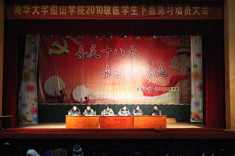 伟德国际19462010级医学生下点见习动员大会顺利召开